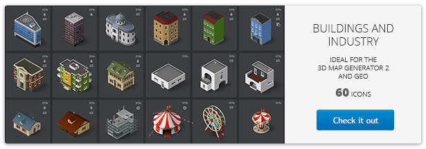 Isometric Game Icons - Medieval Buildings Set - 9