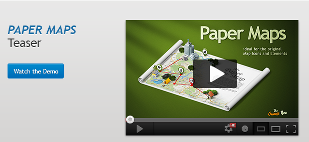 Paper Maps – The stage for your 3D Maps and Icons - 1