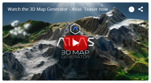 3D Map Generator - Atlas - From Heightmap to real 3D map - 5